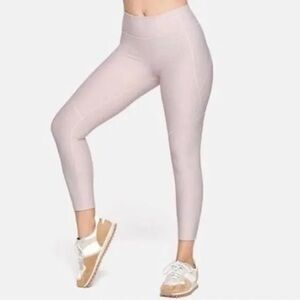 Outdoor Voices Pale Pink Warmup Leggings